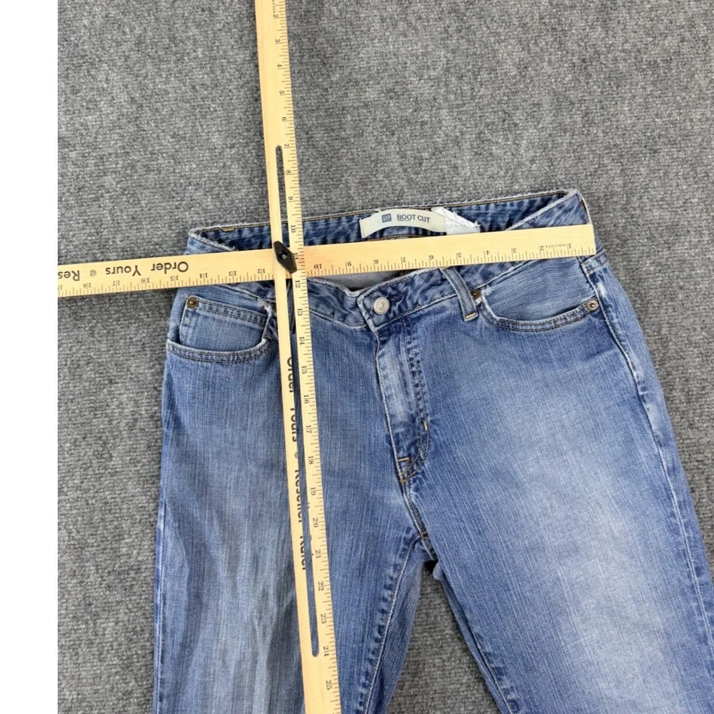 Gap Mens Bootcut Stretch Jeans Medium Wash Blue Denim 8 Regular‎ Made in USA